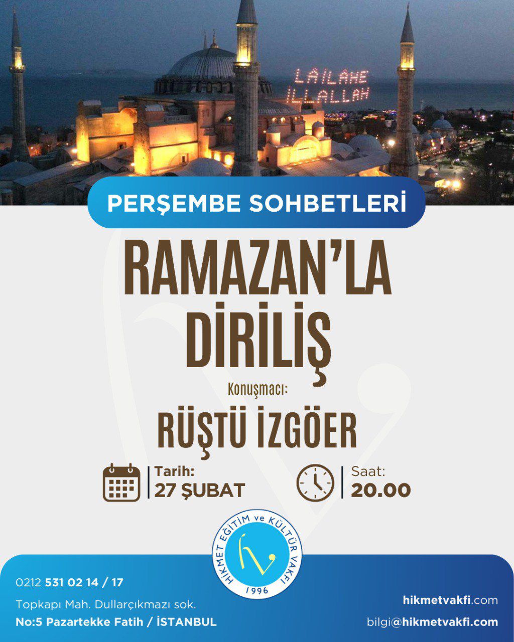 RÜŞTÜ İZGÖER - RAMAZANLA DİRİLİŞ